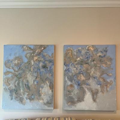 Mary Charles Griffin Oil on Canvas Paintings (LR-MG)