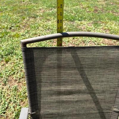 2 Outdoor Aluminum Folding Chairs