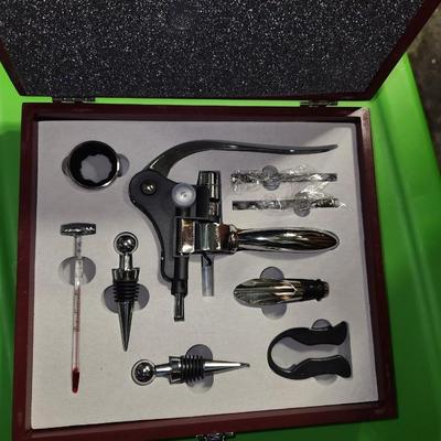 Wine bottle opener kit