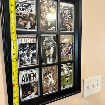 Three (3) Framed Saints Pictures