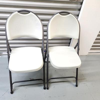 Folding tables and chairs (2 ea)
