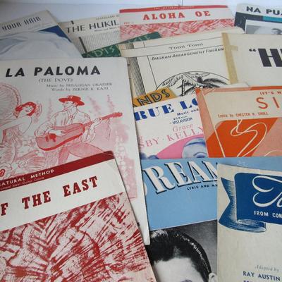 Lot 261:  20 More Vintage Sheet Music