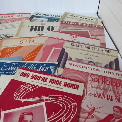 Lot 261:  20 More Vintage Sheet Music