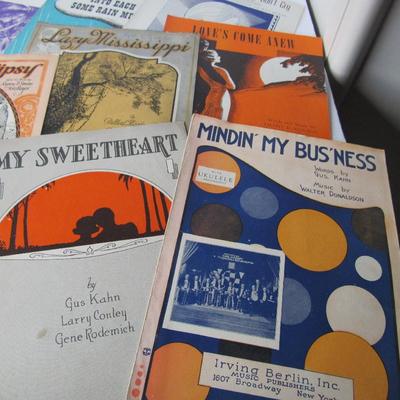 Lot 262: More Vintage Sheet Music, 20 Pcs