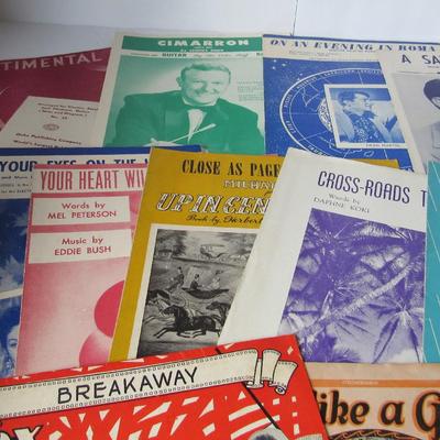 Lot 262: More Vintage Sheet Music, 20 Pcs
