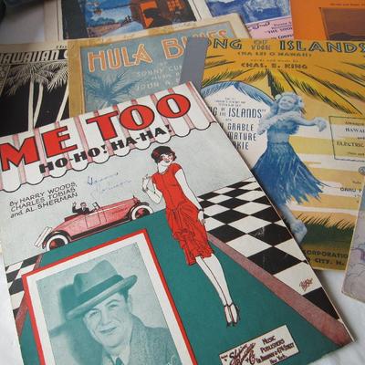 Lot 263:  20 More Vintage Sheet Music