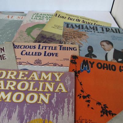 Lot 264:  Lot of Nice Cover Vintage Sheet Music, 20 Pcs