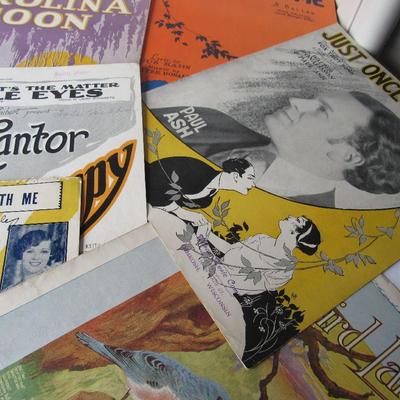 Lot 264:  Lot of Nice Cover Vintage Sheet Music, 20 Pcs