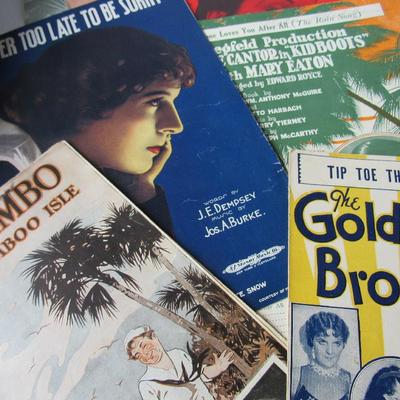 Lot 264:  Lot of Nice Cover Vintage Sheet Music, 20 Pcs