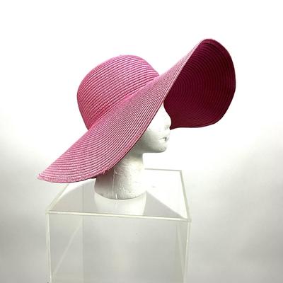 Vintage Adolfo Saks 5th Ave. and Pink Straw Hat