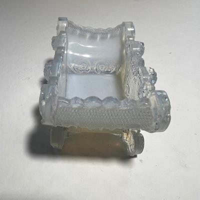 Pressed Glass Salts Lacy period Opalescent Lyre Boston and Sandwich 1800-1830