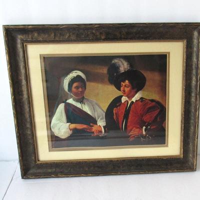 Lot 274b:  Old Print of Couple