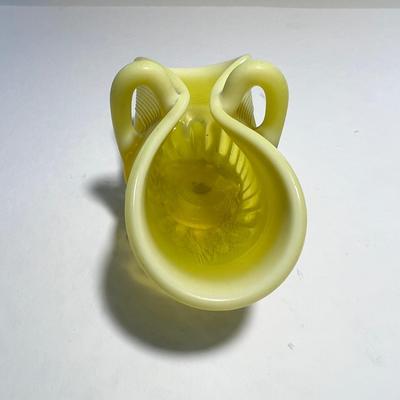 1891 Davidson Opalescent Glass Whimsey Salt