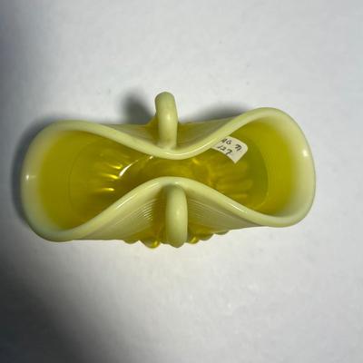 1891 Davidson Opalescent Glass Whimsey Salt