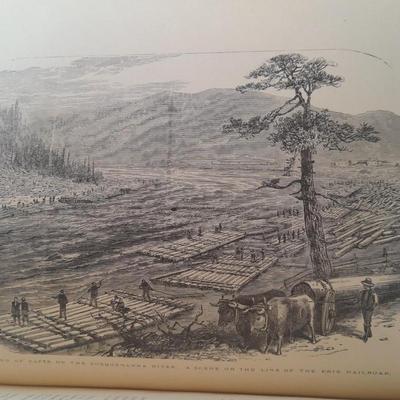 America Illustrated hardback book Boston DeWolfe, Fiske & Co. Copyright 1883