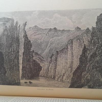 America Illustrated hardback book Boston DeWolfe, Fiske & Co. Copyright 1883