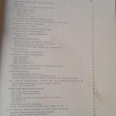 America Illustrated hardback book Boston DeWolfe, Fiske & Co. Copyright 1883