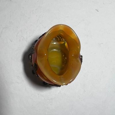 Opalescent Pink outside and Orange inside Salt