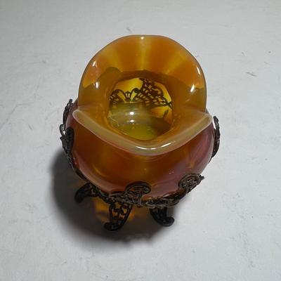 Opalescent Pink outside and Orange inside Salt
