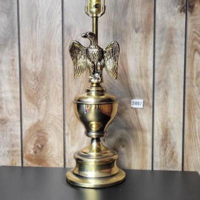 Vintage MCM Eagle Lamp