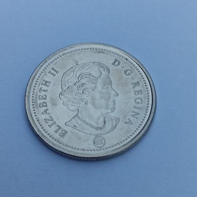 2007 Canada 25 Cent piece