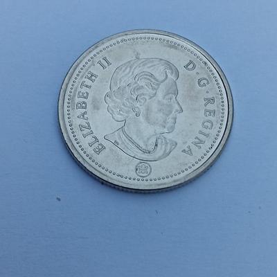 2007 Canada 25 Cent piece