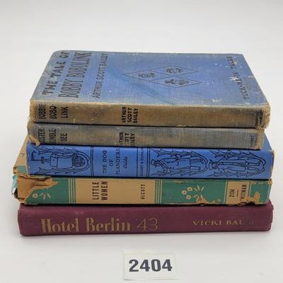 5 Pc Vintage Book Bundle