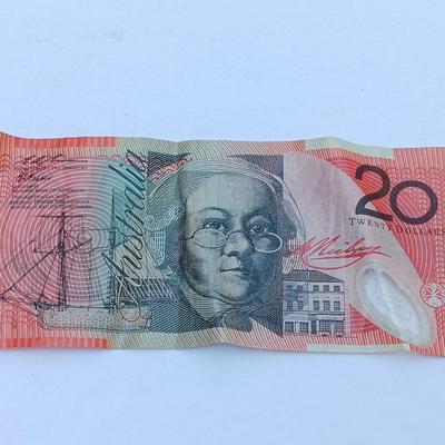 Australia and its territories 20 bill note legal tender.