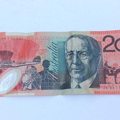 Australia and its territories 20 bill note legal tender.