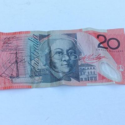 Australia and its territories 20 bill note legal tender.
