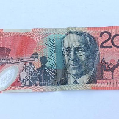 Australia and its territories 20 bill note legal tender.