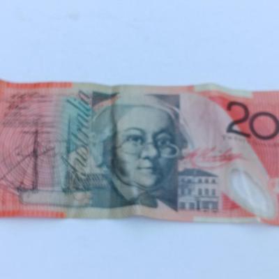 Australia and its territories 20 bill note legal tender.