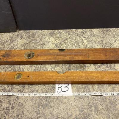 Vintage Wooden Levels