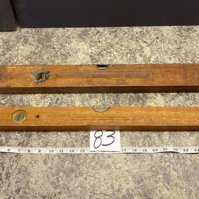 Vintage Wooden Levels