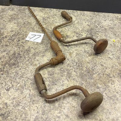 Vintage Hand Crank Drills