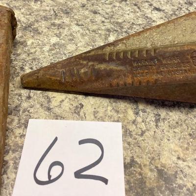 Wood Wedges and Axe Head