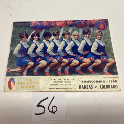 1968 KU Homecoming Souvenir Program