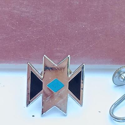 Matted and signed print with Jewlery