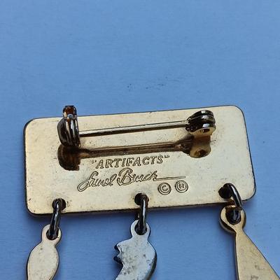 Native American "Coptic Horse" Laurel Burch signed Jewelry