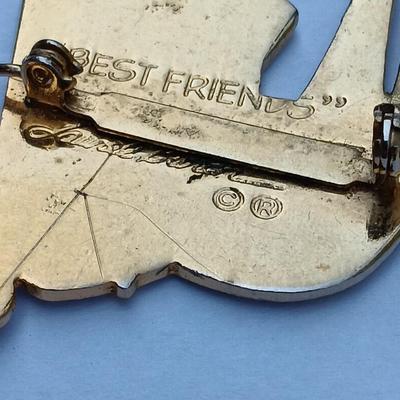 Cats Laurel Burch signed Jewlery... ear rings and pin