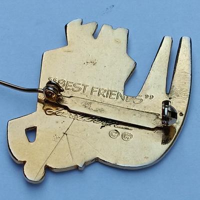 Cats Laurel Burch signed Jewlery... ear rings and pin