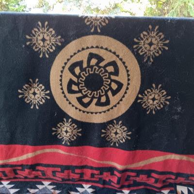Pendleton reversible Wool Blanket " a celebration of life" American Indian / Alaskan native