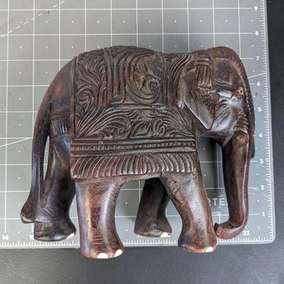 Carved Elephant Sculpture