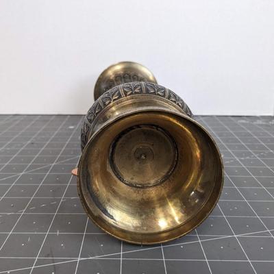 Etched Metal/Brass Vase