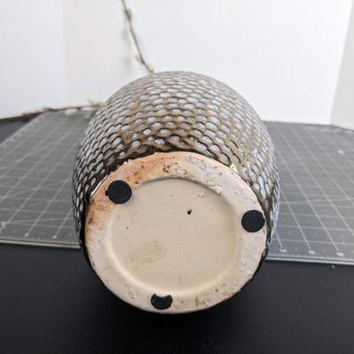 Brass Vase with Floral