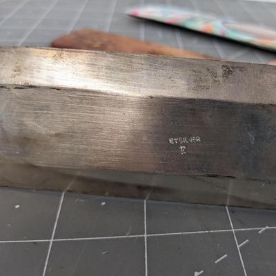 Silver and Wooden Incense Holders with Incense