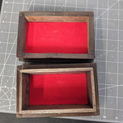 Wooden Box and Moroccan Spice Jars