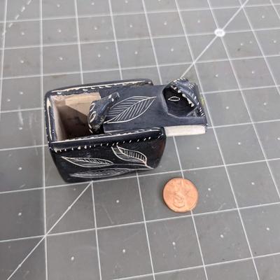 Small Carved Slide-Open Box