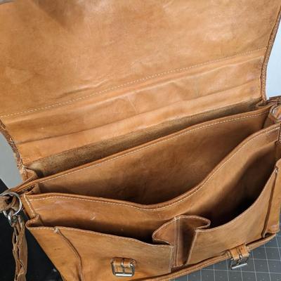 Leather Messenger Bag