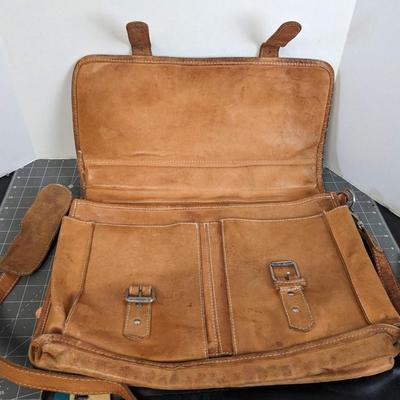 Leather Messenger Bag